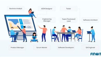 A diverse team of software developers collaborating in a modern office, with a UK flag subtly in the background.